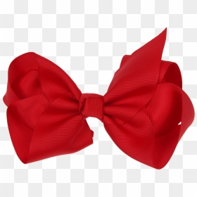 Red Hair Bow Png, Transparent Png - ribbon bow png