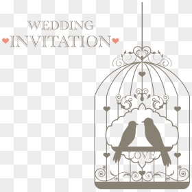 Transparent Bird Cage Png - Bird Cage Images For Invitations, Png Download - bird cage png