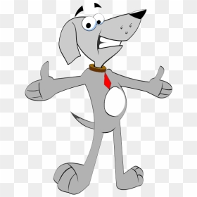 Cartoon Dog With Outstretched Arms - Dog Spotlight, HD Png Download - cartoon arms png