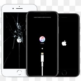Iphone Repair Services In Kuwait - Iphone, HD Png Download - broken iphone png