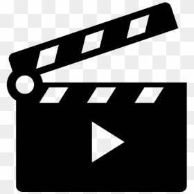 Movie Icon Vector Png, Transparent Png - movie clapper png