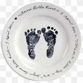 Baby Foot Plate, HD Png Download - baby footprints png