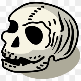 Skull Clipart - Cc0 Bones Png, Transparent Png - skull clipart png
