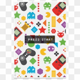 Poster Press Start De Samara Ninana - Background Paper For Games, HD Png Download - press start png