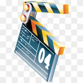 Clapper Board Icon Png Image Free Download Searchpng - Film Maker 3d Logo, Transparent Png - movie clapper png