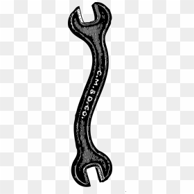 Double Open End Wrench Vector Clip Art - Wrench Clip Art, HD Png Download - wrench vector png