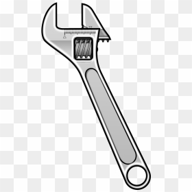 Adjustable Wrench - Icon Style - Adjustable Wrench Clipart, HD Png Download - wrench vector png