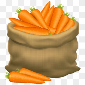 Fruit Clipart Food Item - Bag Of Carrots Clipart, HD Png Download - frutas png