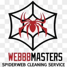 Transparent Cobwebs Png - Spider Logo With Web, Png Download - cobwebs png