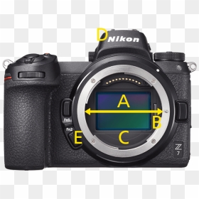 Nikon Z6 Vs A6500, HD Png Download - camera outline png