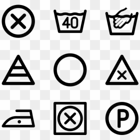 Thumb Image - Washing Instruction Symbols Png, Transparent Png - laundry png