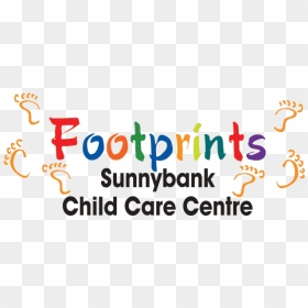 Footprints Sunnybank Child Care Centre - Graphic Design, HD Png Download - baby footprints png