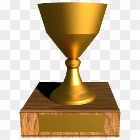 Participation Trophy Png, Transparent Png - gold trophy png