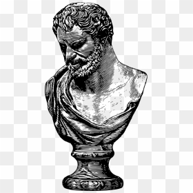 Democritus - Democritus Png, Transparent Png - greek bust png