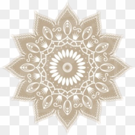 Design Mandala Flower Sun Lace Lacedesign Mehndi Henna - おしゃれ ロゴ, HD Png Download - henna png