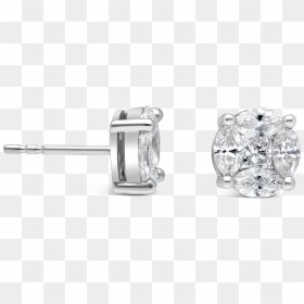 Earrings, HD Png Download - diamond earring png