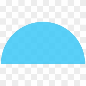 Download Hd Blue Semicircle - Blue Semi Circle Png, Transparent Png - semi circle png