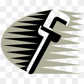 Vector Illustration Of Pipe Wrench Or Stillson Wrench - Pipe Wrench, HD Png Download - wrench vector png