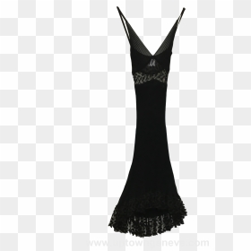 Transparent Black Lace Png - Transparent Chanel Dress Png, Png Download - black lace png
