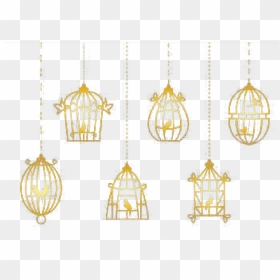 Birdcage Free Png Image - Bird Cage In Gold Png, Transparent Png - bird cage png