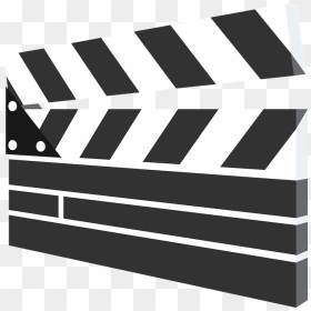 Clapper Board Emoji Clipart - Emoji Claqueta De Cine Png, Transparent Png - movie clapper png