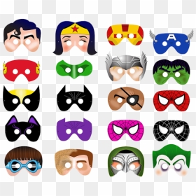 Super Hero Mask Craft, HD Png Download - superhero mask png