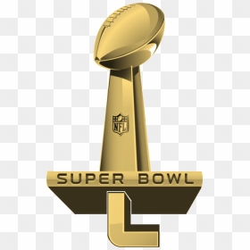 Super Bowl 45 Logo, HD Png Download - gold trophy png