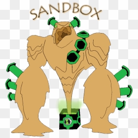 Transparent Sandbox Clipart - Ben 10 Omniverse Sandbox, HD Png Download - ben 10 png