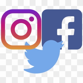 Facebook, Instagram And Twitter Content Creation - Transparent Facebook Instagram Twitter Logo Png, Png Download - facebook instagram twitter png