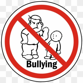 No Bullying Label - No Bullying Sign Drawing, HD Png Download - anime speed lines png