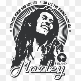Bob Marley Wailers Reggae Rasta Logo Vector - Vector Bob Marley Logo, HD Png Download - bob marley png