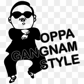 Psy Gangnam Style Logo , Png Download - Oppa Gangnam Style Png, Transparent Png - psy png