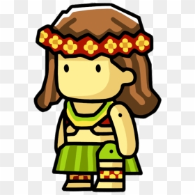 Scribblenauts Hawaiian Hula Girl Transparent Png - Scribblenauts Unlimited, Png Download - hawaiian png