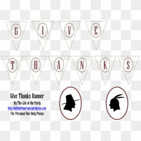 Transparent Lick Clipart - Circle, HD Png Download - thanksgiving banner png