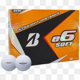 Picture - Bridgestone E6 Golf Balls, HD Png Download - golf ball on tee png