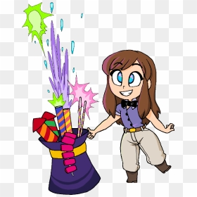 Happy New Year Hat Kid - Drawing About Celebrating New Year, HD Png Download - new years hat png