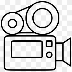 Video Camera - Video Camera Icon Png, Transparent Png - camera drawing png