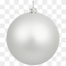 White Christmas Ball Transparent Png - Lampshade, Png Download - white christmas lights png