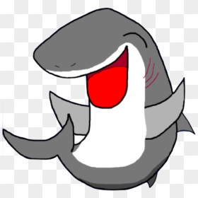 Smiling Shark Clipart No Watermark - Cartoon Transparent Shark Clipart Png, Png Download - bape shark png