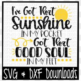 Free Sunshine In My Pocket Cut File Crafter File - Sunshine In My Pocket Svg, HD Png Download - sun silhouette png