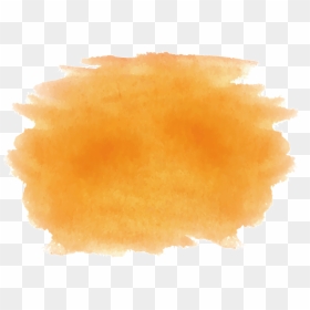 Orange Water Color Brush Stroke Png , Png Download - Watercolor Paint, Transparent Png - watercolor brush strokes png