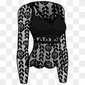 Chair, HD Png Download - black lace png