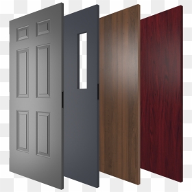 Wood & Metal Commercial Doors - Plywood, HD Png Download - doors png