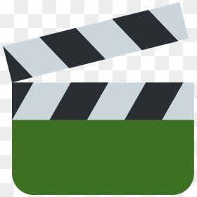 Clapper Board Emoji Clipart - Film Clapper Emoji, HD Png Download - movie clapper png