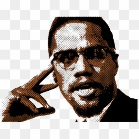 Autobiography African-american Civil Of Malcolm Rights - Malcolm X Ray Ban, HD Png Download - african american png