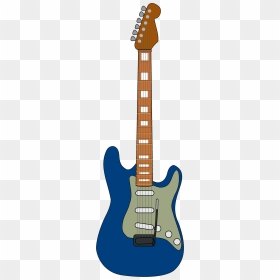 Wooden Guitar Vector Clip Art - Electric Guitar Clipart, HD Png Download - guitar vector png