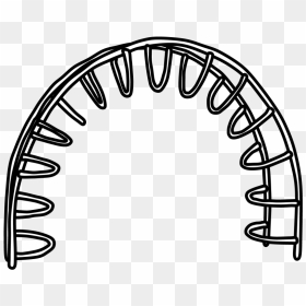Half Moon Climber, Black And White, Png - Portable Network Graphics, Transparent Png - semi circle png