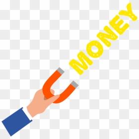 Attract Money Hand - Atraer Png, Transparent Png - money vector png