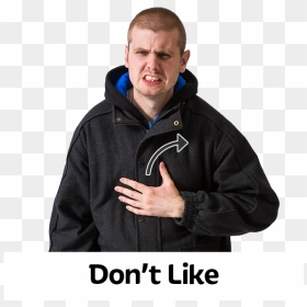 Hoodie, HD Png Download - dislike png