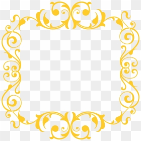 Transparent Moldura Arabesco Dourado Png - Frame Dourado Png, Png Download - moldura arabesco png